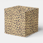Leopard Print Animal Skin Muster Geschenkschachtel (Rückseite)