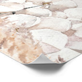 Leopard Print Baby Dusche oder Brautparty-Zeichen Poster (Ecke)