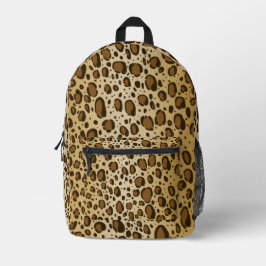 Leopard Print Backpack Bedruckter Rucksack
