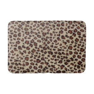 Leopard Print Badematte