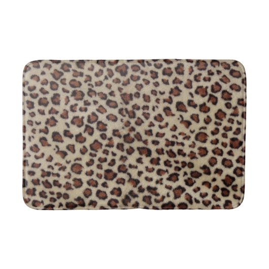 Leopard Print Badematte (Vorderseite)