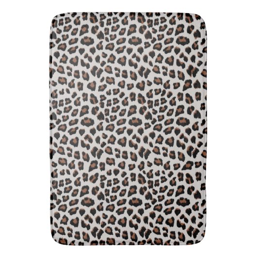 Leopard Print Badematte (Vorderseite Vertikal)