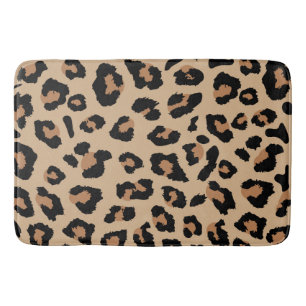 Leopard Print Badematte