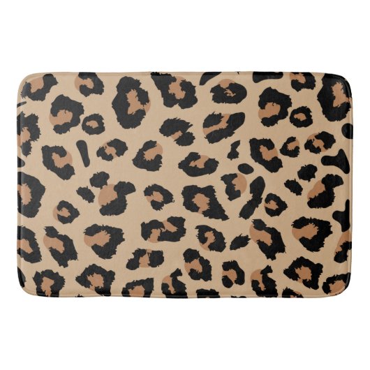 Leopard Print Badematte (Vorderseite)