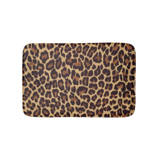 Leopard Print Badematte (Vorderseite)