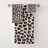 Leopard Print Badhandtuch Set (Insitu)