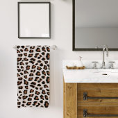 Leopard Print Badhandtuch Set