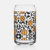 Leopard Print Basketball Dosenglas (Vorderseite)