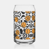 Leopard Print Basketball Dosenglas (Rückseite)