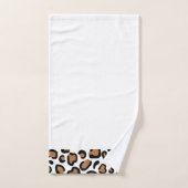 Leopard Print Bath Handtuch Set (Handtuch)
