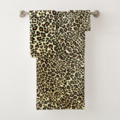 Leopard Print Bath Towel Set (Insitu)