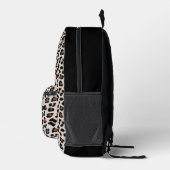 Leopard Print Bedruckter Rucksack (Rechts)