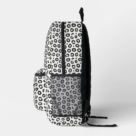 Leopard Print Bedruckter Rucksack (Rechts)