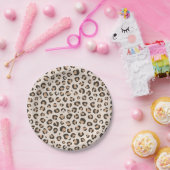 Leopard Print Birthday Party Pappteller (Party)