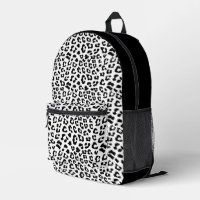 Leopard Print Black and White