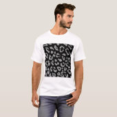 Leopard Print Black Gray T-Shirt (Vorne ganz)