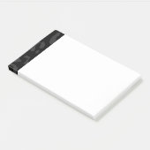 Leopard Print Black Post-it Klebezettel (angewinkelt)