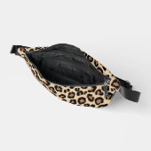 Leopard Print, Black, Rust und Tan Bauchtasche (Offen)