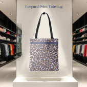 Leopard Print Blue Brown- Tasche