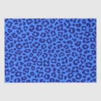 Leopard Print-Blue-