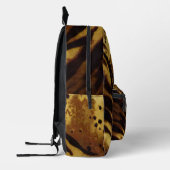 Leopard Print Bookbag - Trendy School & Travel Bag Bedruckter Rucksack (Links)