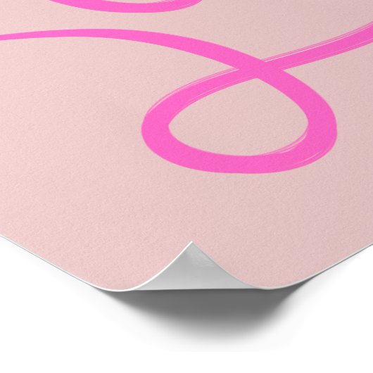 Leopard Print Bouquet Wall Art Poster (Ecke)