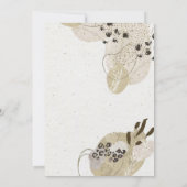 Leopard Print Bridal Dusche Einladung (Rückseite)