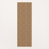 Leopard Print Brown Muster Yogamatte (Vorderseite)
