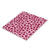 Leopard Print - Burgund und Rosa Fliese (Seite)