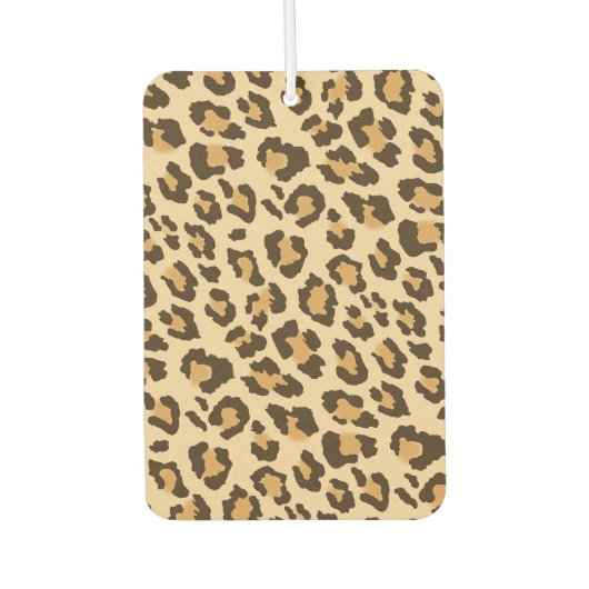 Leopard Print Car Air Freshener Autolufterfrischer (Vorderseite)