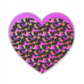 Leopard Print Car Decal Aufkleber (Vorderseite)