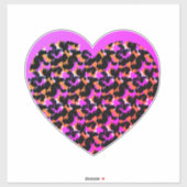 Leopard Print Car Decal Aufkleber (Blatt)