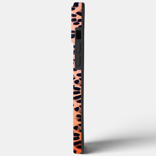 Leopard Print Case-Mate iPhone Fall Hülle (Rückseite / Links)