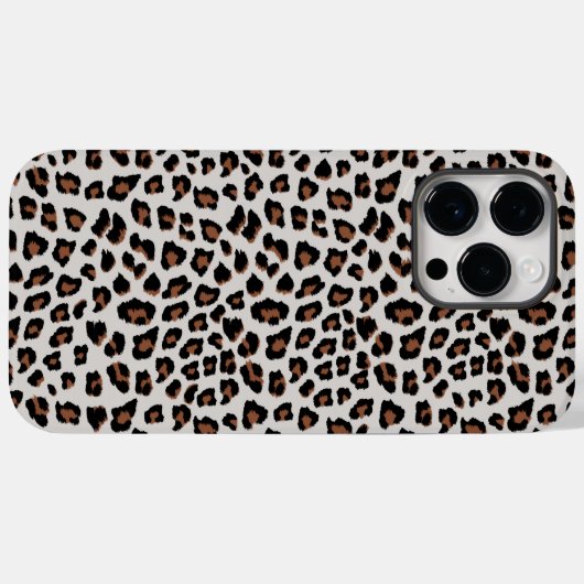 Leopard Print Case-Mate iPhone Hülle (Rückseite (Horizontal))