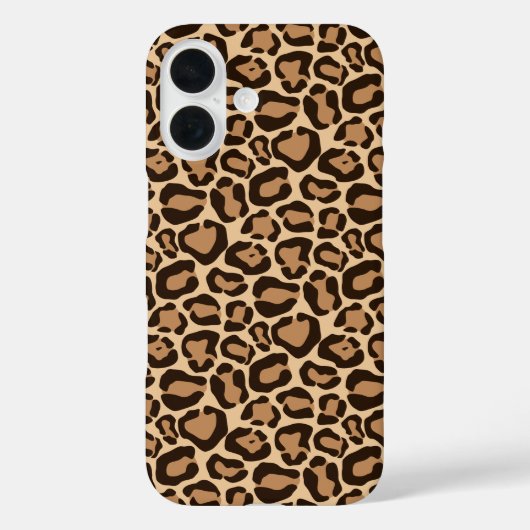 Leopard Print Case-Mate iPhone Hülle (Rückseite)
