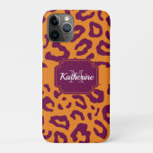 Leopard Print Case-Mate iPhone Hülle (Rückseite)