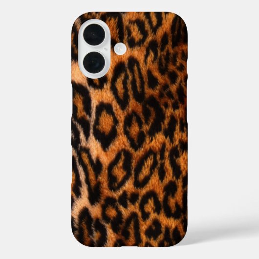 Leopard Print Case-Mate iPhone Hülle (Rückseite)