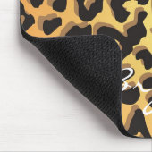 Leopard Print Cheetah Animal Glamour Mouse Pad Mousepad (Ecke)