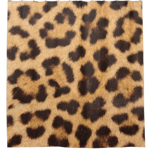Leopard Print Cheetah Duschvorhang (Vorderseite)