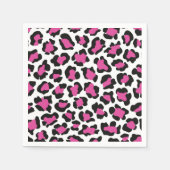 Leopard Print, Cheetah Pattern, Safari-Kostüm Serviette (Vorderseite)