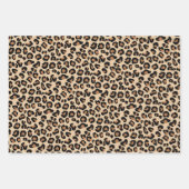 Leopard Print, Classic Black and Tan Geschenkpapier Set (Vorderseite 2)
