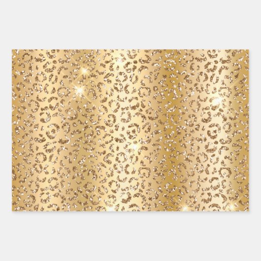 Leopard Print Classy  Geschenkpapier Set (Vorderseite 2)
