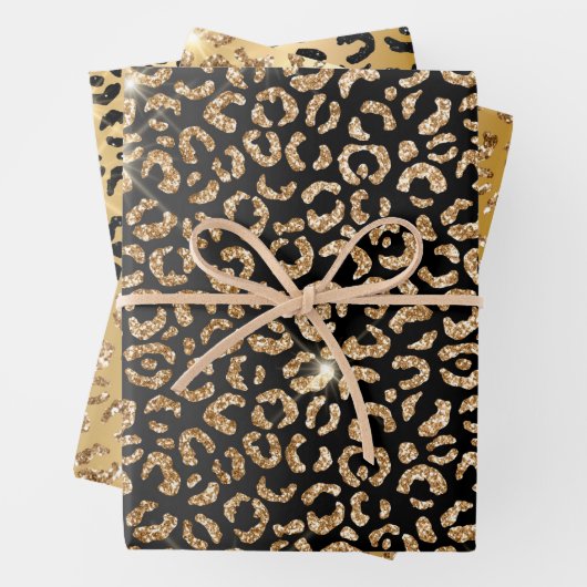 Leopard Print Classy Geschenkpapier Set (Beispiel)