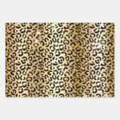 Leopard Print Classy  Geschenkpapier Set (Vorderseite 3)