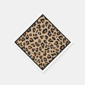 Leopard Print Cocktail Serviette (Ecke)