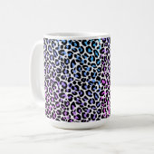 Leopard Print Coffee Tasse (Vorderseite Links)