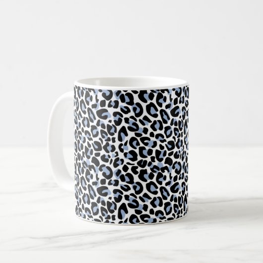 Leopard Print Coffee Tasse (Vorderseite Links)