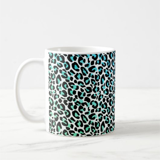 Leopard Print Coffee Tasse (Links)