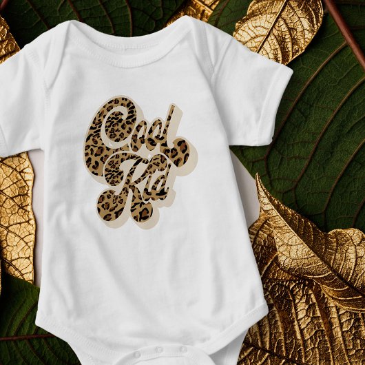 Leopard Print Cool Kid Matching Mommy and Me Baby Strampler