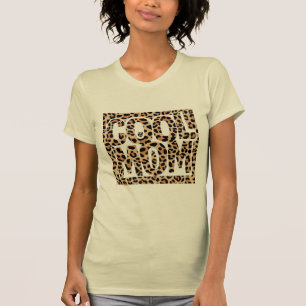 Leopard Print Coole Mama Stilvolle Mütter Tag T-Shirt